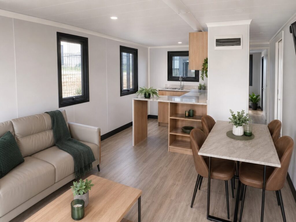 ownspace 20 open plan kitchen living area