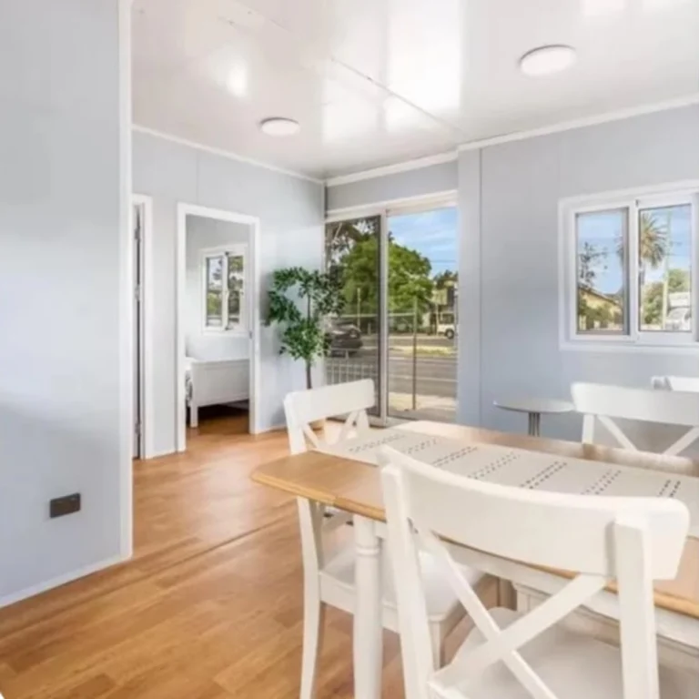 OwnSpace 20 interior — dining and living area