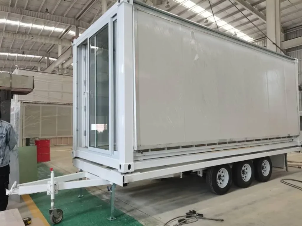 owntrailer expandable tiny home on trailer base