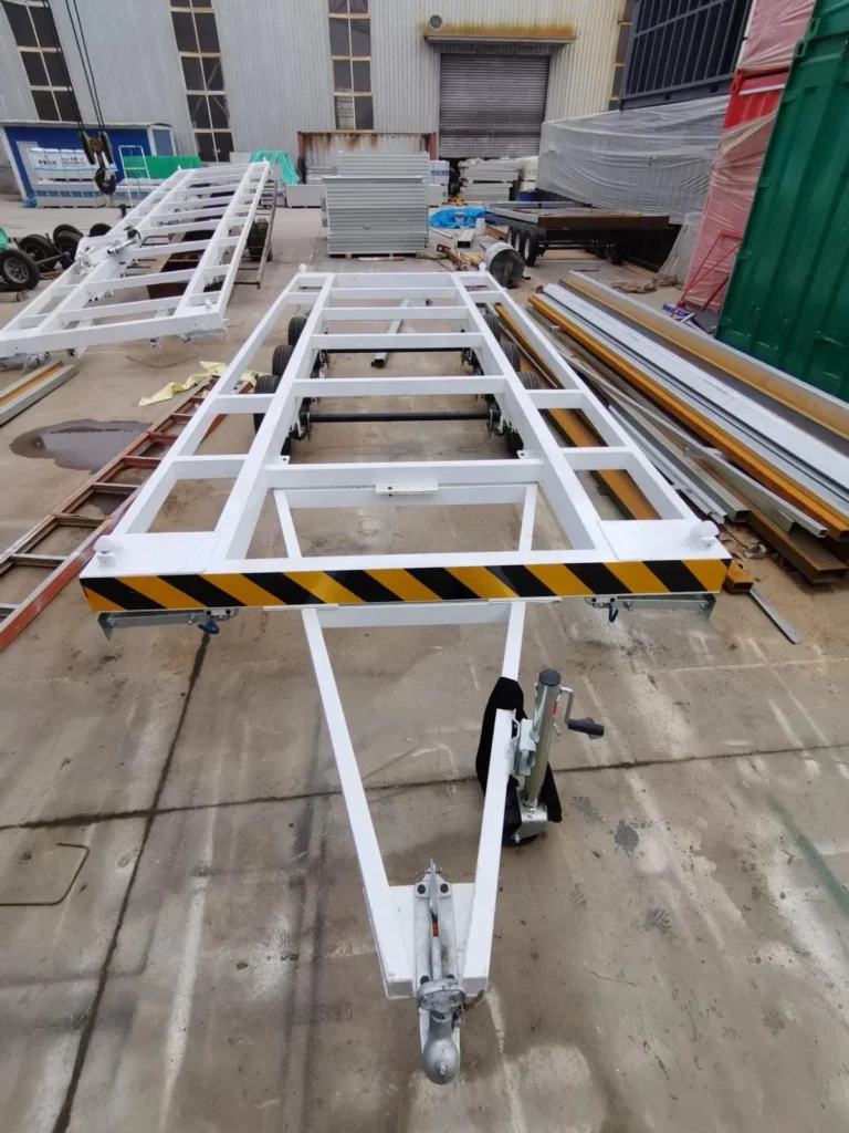 owntrailer heavy duty steel chassis with tow hitch