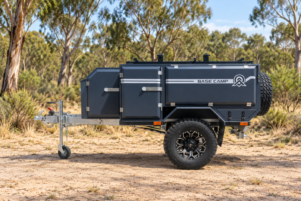 Base Camp Trailer in Australian Bushland